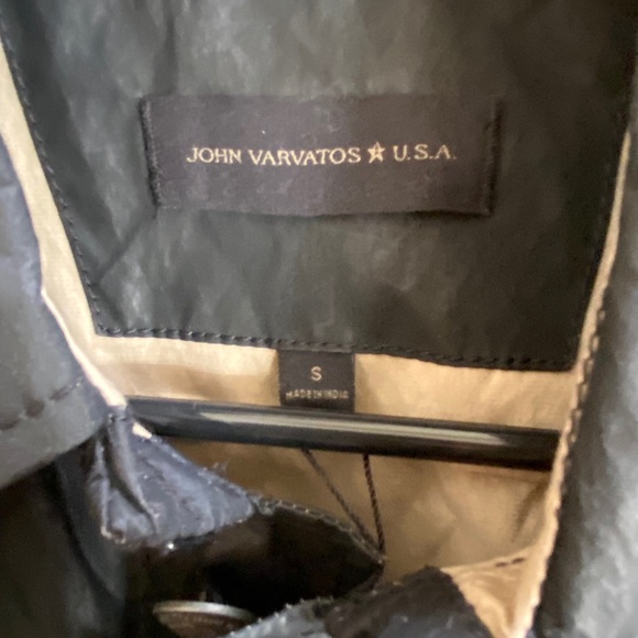 John Varvatos Leather Jacket BRAND NEW w/TAGS - Picture 3 of 4